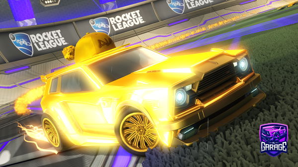 A Rocket League car design from ItzToast985