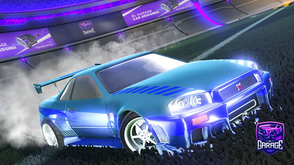 A Rocket League car design from Liffypup