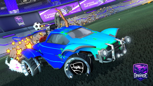 A Rocket League car design from ChuJay
