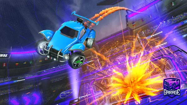 A Rocket League car design from Cowboycam