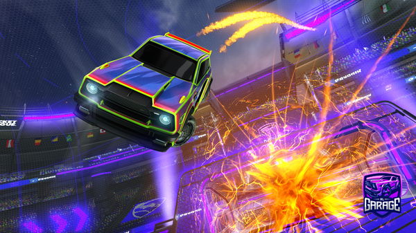 A Rocket League car design from Clem7