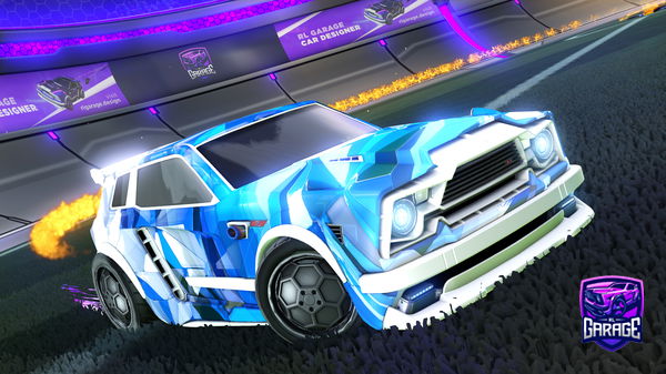 A Rocket League car design from alyazan_ya75