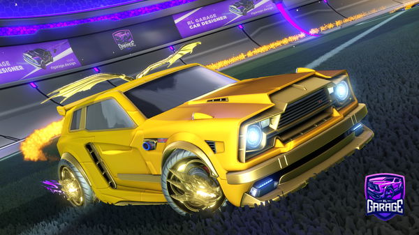 A Rocket League car design from Frenkie08