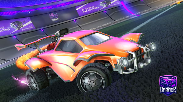 A Rocket League car design from raphrl5