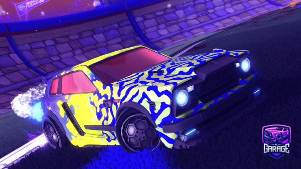 A Rocket League car design from Robindabank