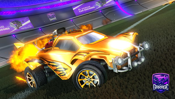 A Rocket League car design from Spookaluke09