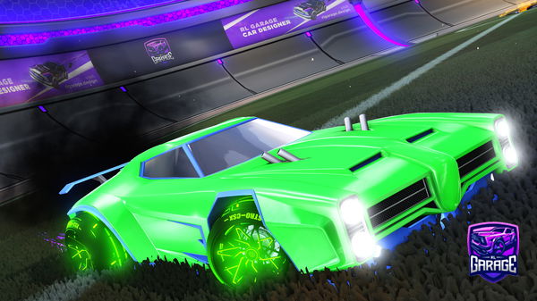 A Rocket League car design from namemane143