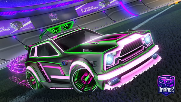 A Rocket League car design from SplitLemon