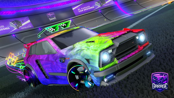 A Rocket League car design from Leltn