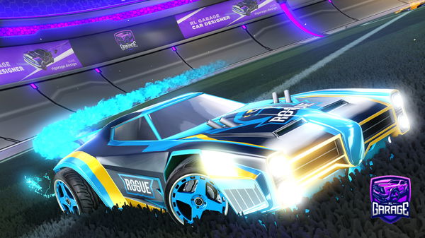 A Rocket League car design from JWBACON2012