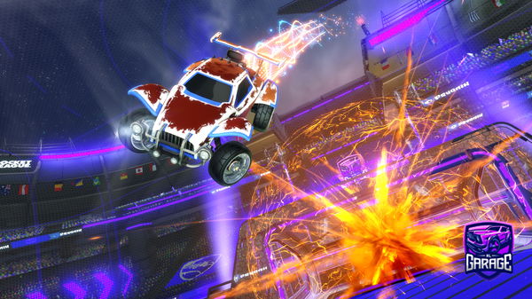 A Rocket League car design from Mi7Ra