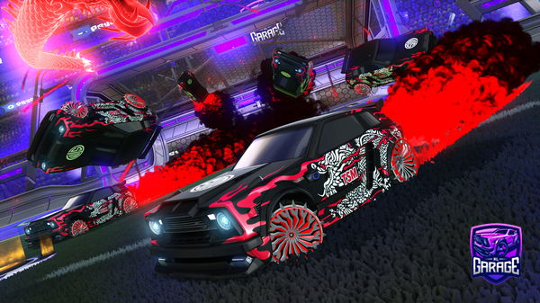 A Rocket League car design from PurpleVenom2123