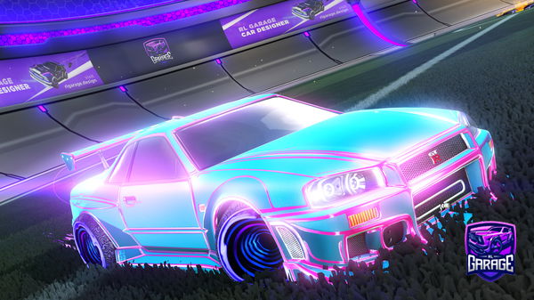 A Rocket League car design from Darkbeni