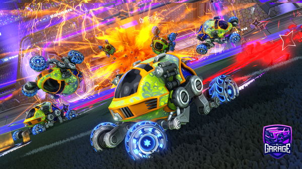 A Rocket League car design from Sleepless8