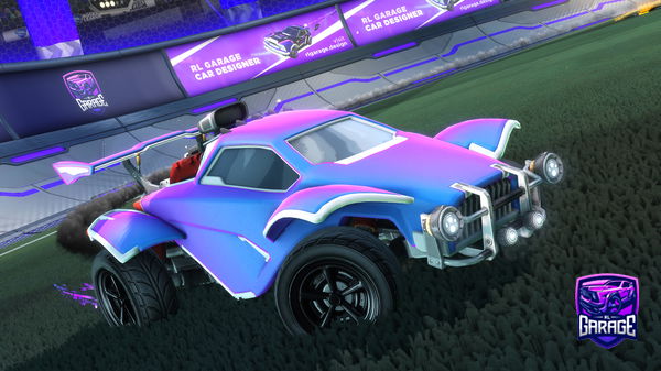 A Rocket League car design from fn_costco