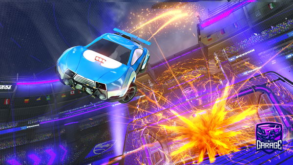 A Rocket League car design from rickibis