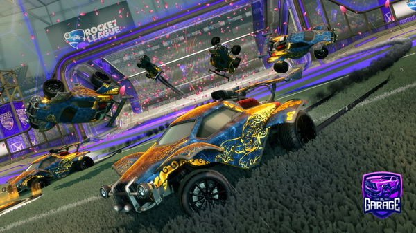 A Rocket League car design from HUMBLE3103