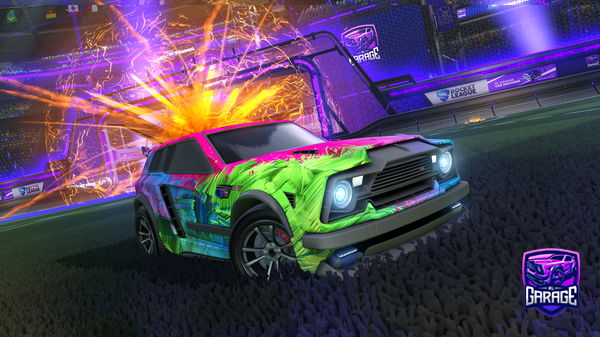 A Rocket League car design from Pablounty