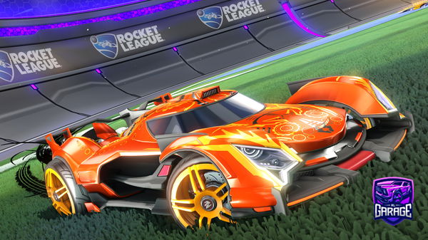 A Rocket League car design from pixl_