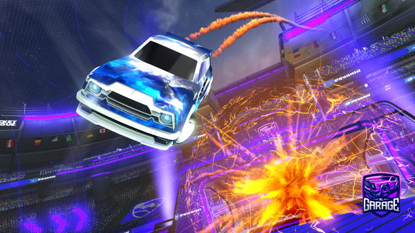 A Rocket League car design from iaaan