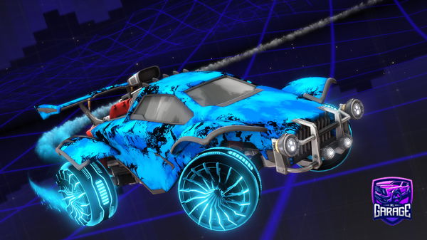 A Rocket League car design from Canosity