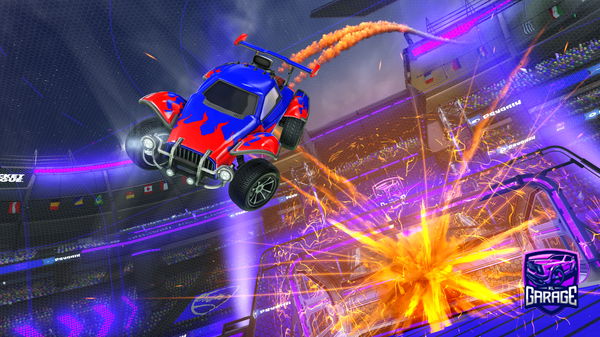 A Rocket League car design from UltimateGamer75