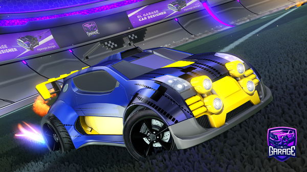 A Rocket League car design from CarGuy1555