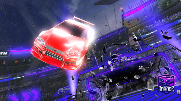 A Rocket League car design from mrTREAD