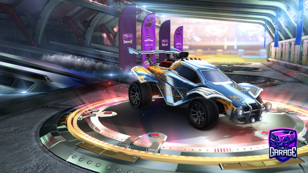 A Rocket League car design from Sauceygocxy