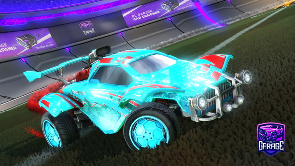 A Rocket League car design from tommy4216