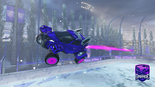 A Rocket League car design from DJ_EM3RALD