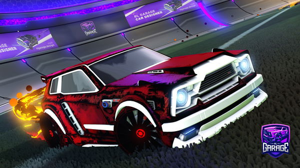 A Rocket League car design from Waleed92