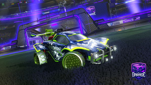 A Rocket League car design from Yoastytoasty