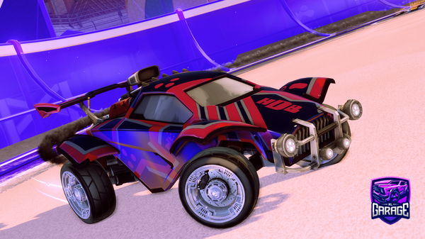 A Rocket League car design from _icy_