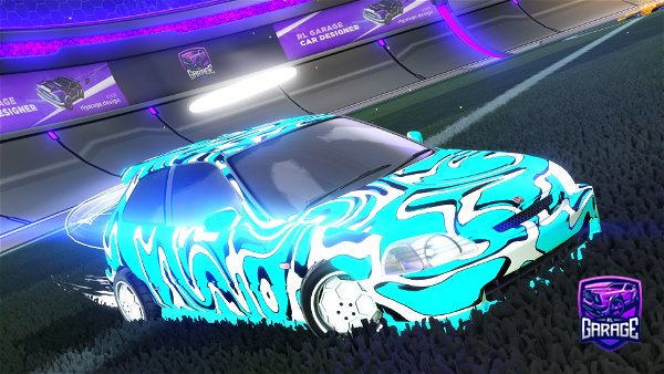 A Rocket League car design from Toippapro