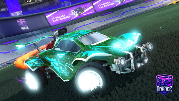 A Rocket League car design from Devoumofficial