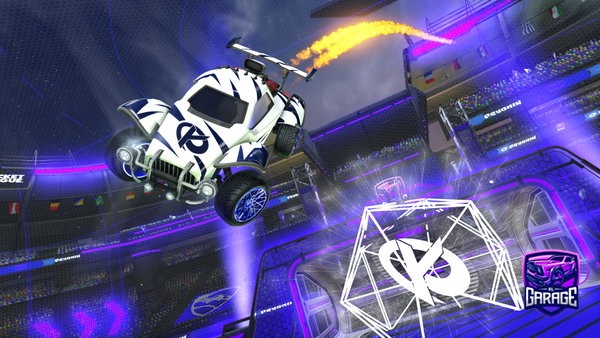A Rocket League car design from light_rlcs