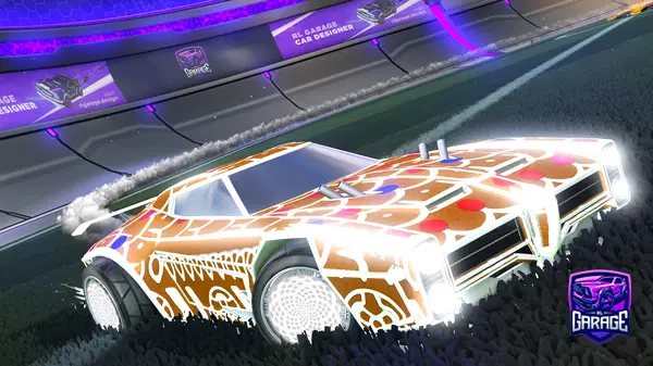 A Rocket League car design from z_rex11