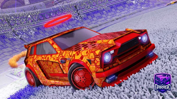 A Rocket League car design from Nyctomanic