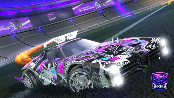 A Rocket League car design from StarrWasMyst