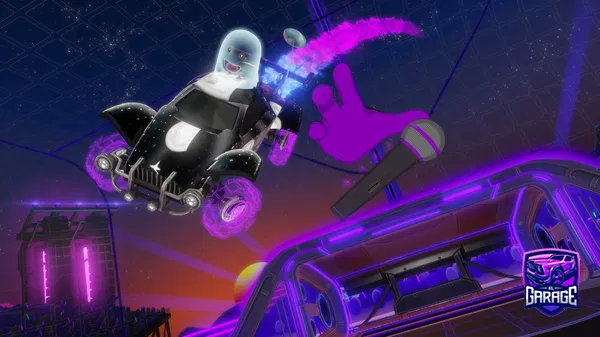 A Rocket League car design from Vibesoff2day