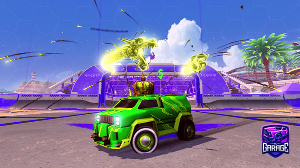 A Rocket League car design from Godzilla1610