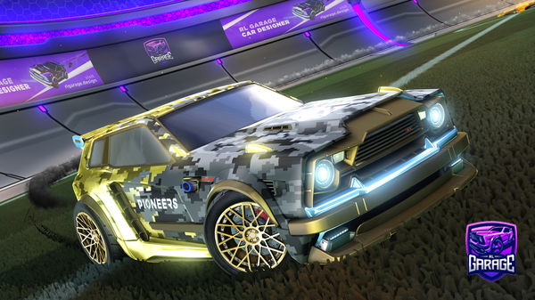 A Rocket League car design from PSNfishboy2373