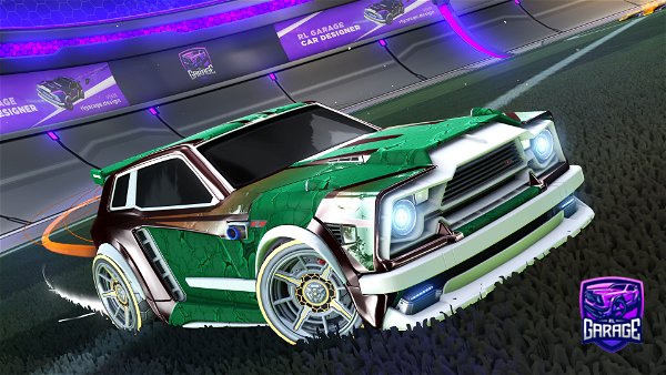 A Rocket League car design from theDUMBdog