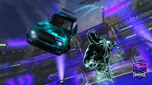 A Rocket League car design from HashxSundae710