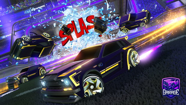 A Rocket League car design from fgqhsns