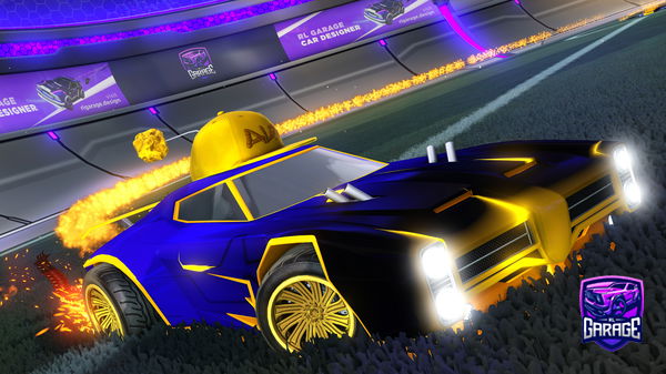 A Rocket League car design from Gh0stwalker