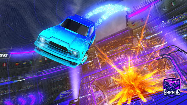 A Rocket League car design from Fajar
