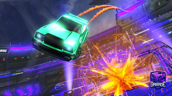 A Rocket League car design from Lewis14T_