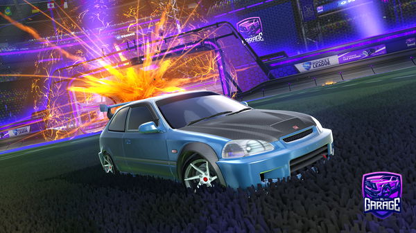 A Rocket League car design from tchap